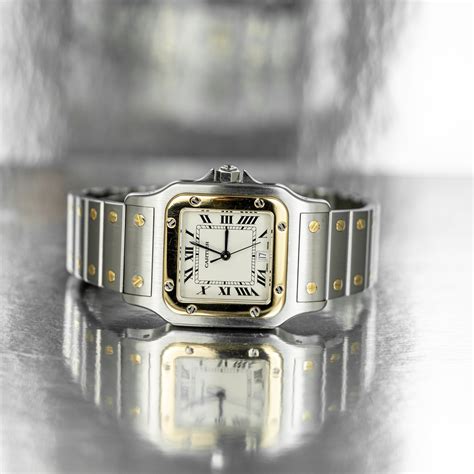 pre owned cartier santos watch